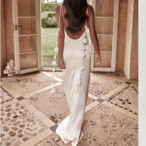 Elenora Rose Gown White